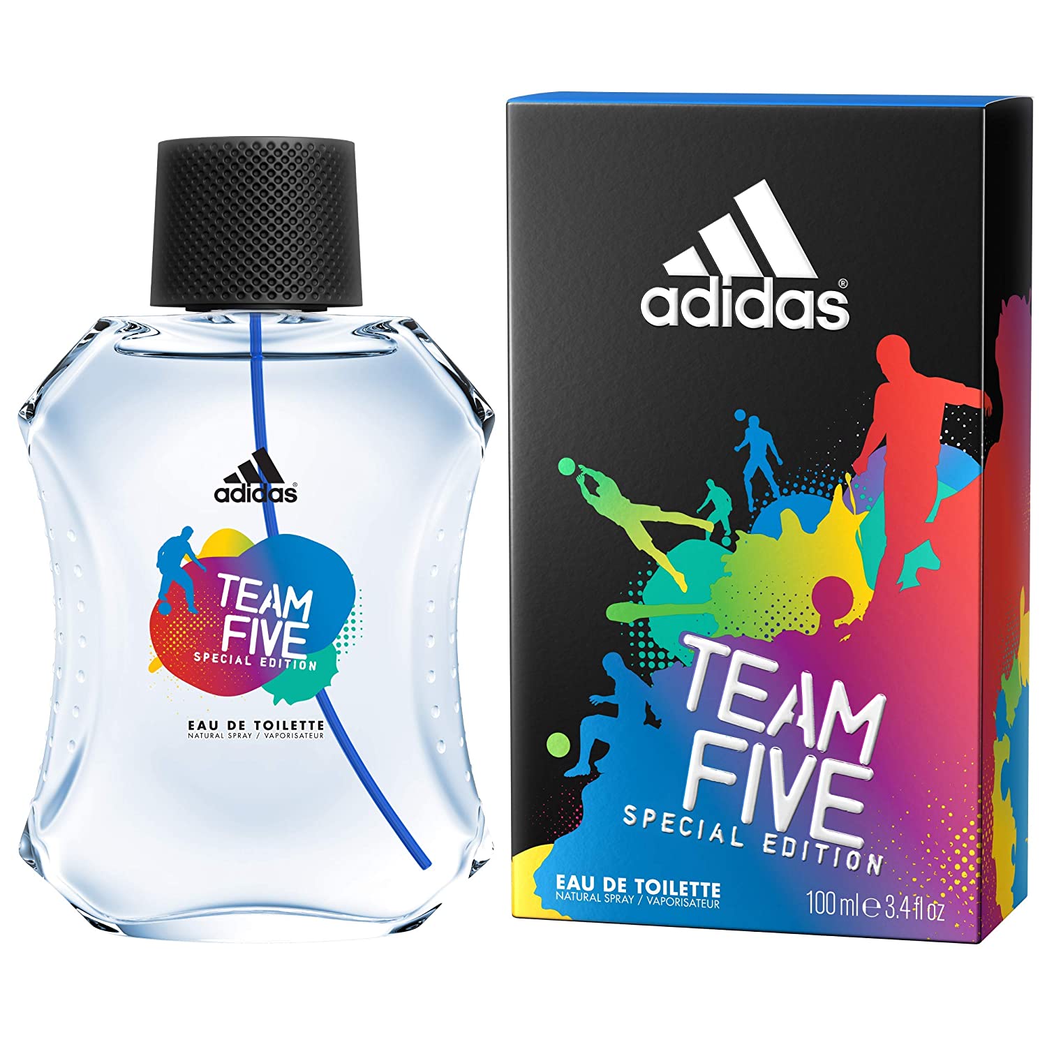 Krigsfanger vogn Rettidig Adidas Team Five by Adidas 100 ml EDT Spray Men - Perfume Dazzle