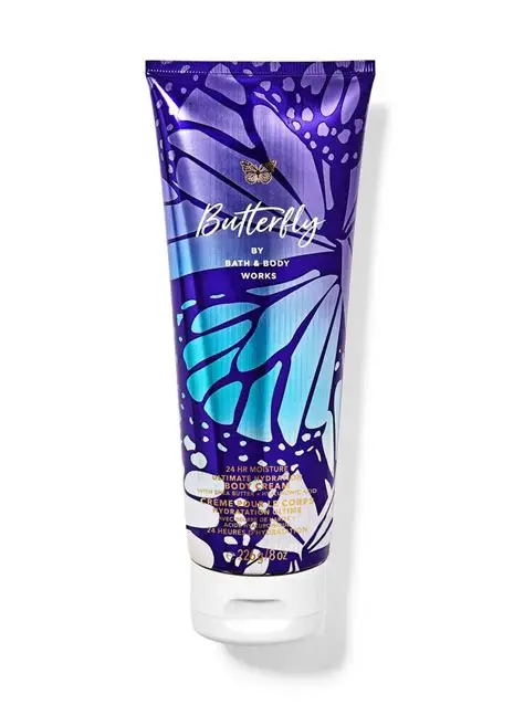 OIP (2) Butterfly by Bath and Body Works 226ml 24 Hour Ultimate Hydration Body Cream Women. - Image 1
