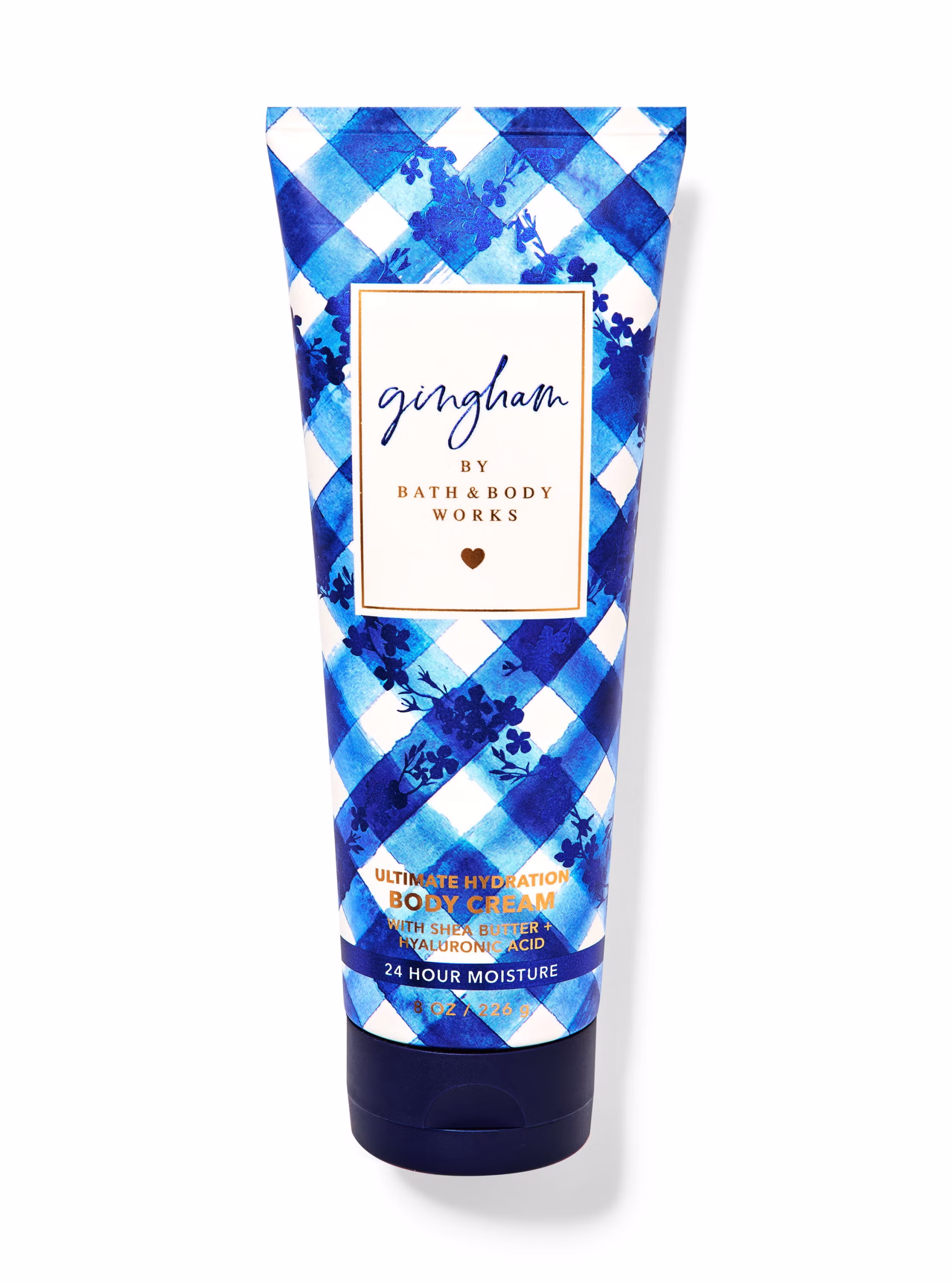 028000779 Bath And Body Works Gingham 236 ml 24 Hour Moisture Ultra Shea Body Cream Women - Image 1