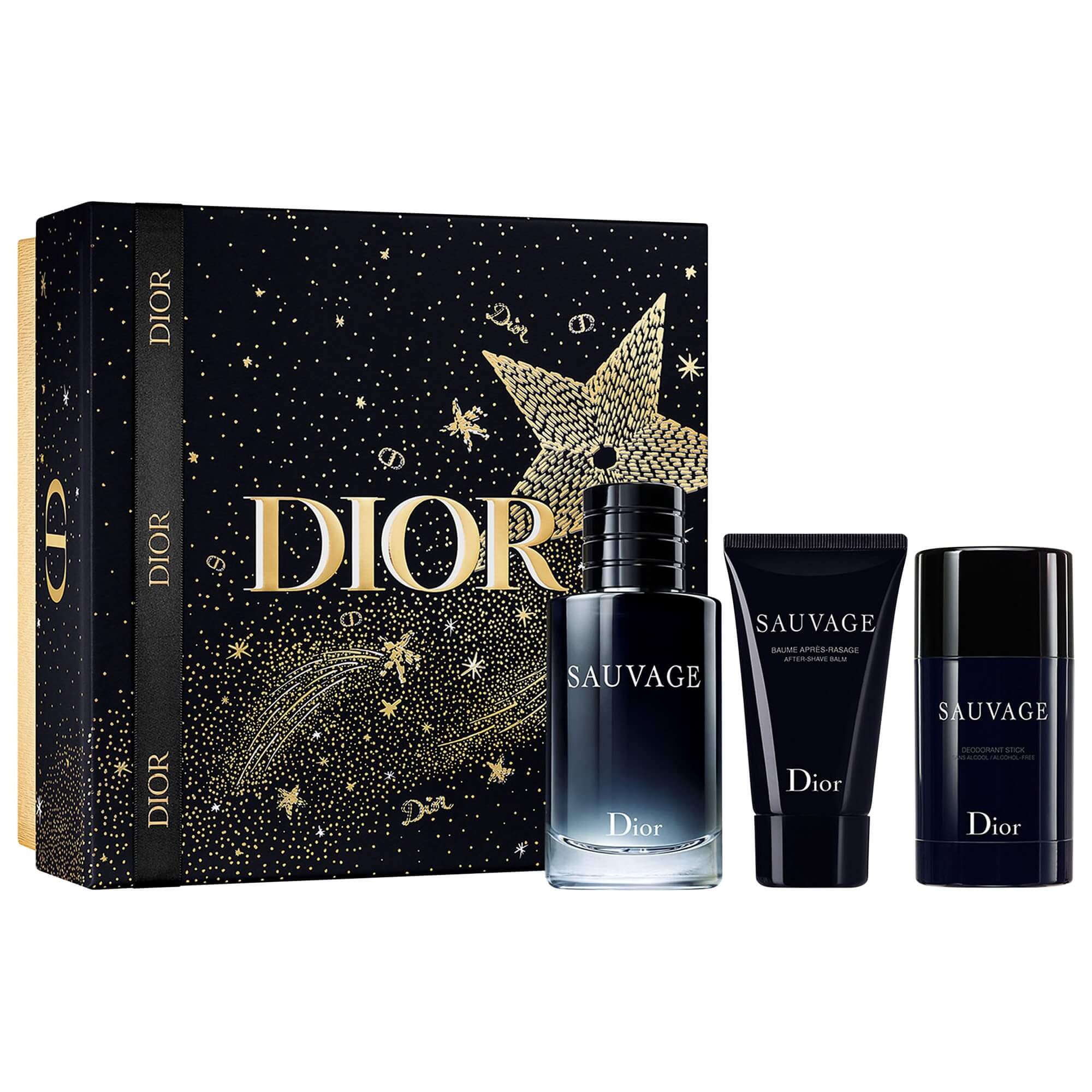 Christian Dior Sauvage 3pc Gift Set Men 