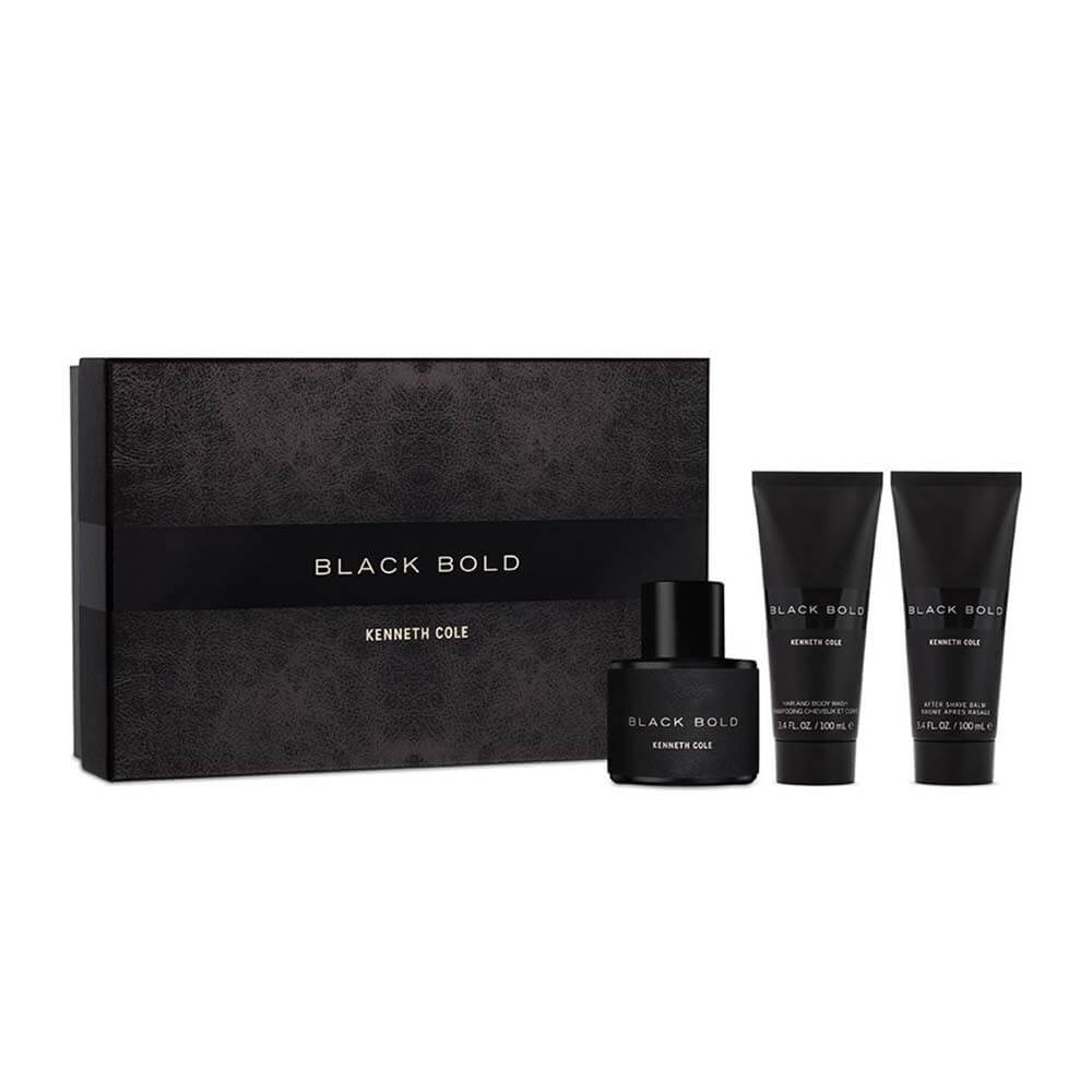 Cole Black Bold 3pc Gift Set Men Perfume Dazzle