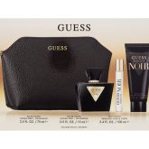 Guess Seductive Noir 3pc Gift Set 75ml EDT,100ml Body Lotion,15ml Travel Size and Pouch Women