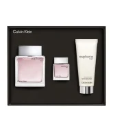 Calvin Klein Euphoria 3pc Gift Set Men 100ml EDT, 15ml EDT and 100ml After Shave Balm.