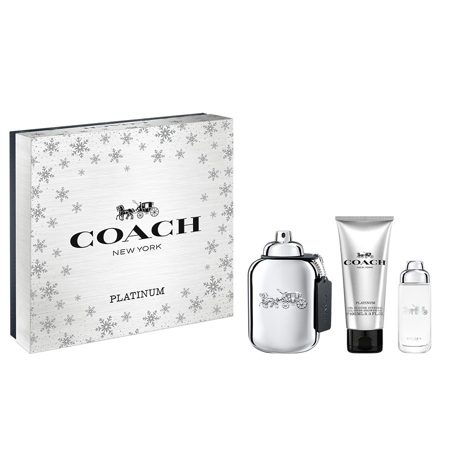 Coach Platinum by Coach 3pc Gift Set Men