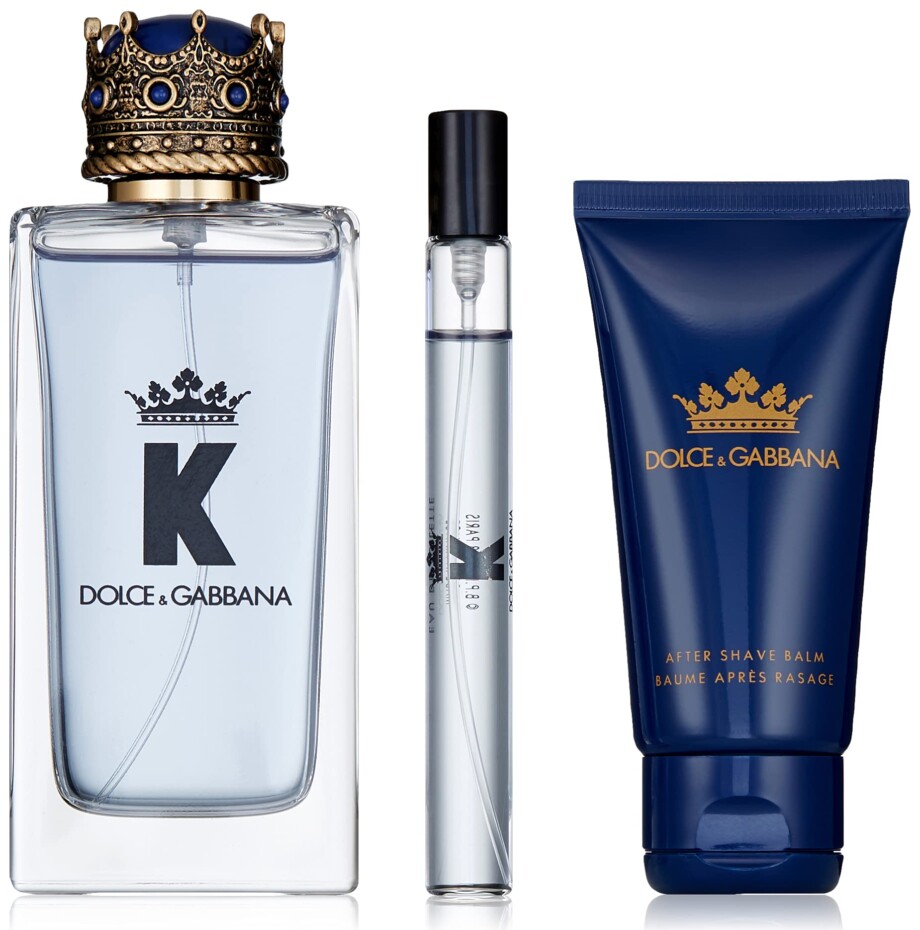 K by Dolce & Gabbana 3pc Set ( 100ml EDT Sp, 10ml EDT Sp, 50ml Aftershave Balm )-2