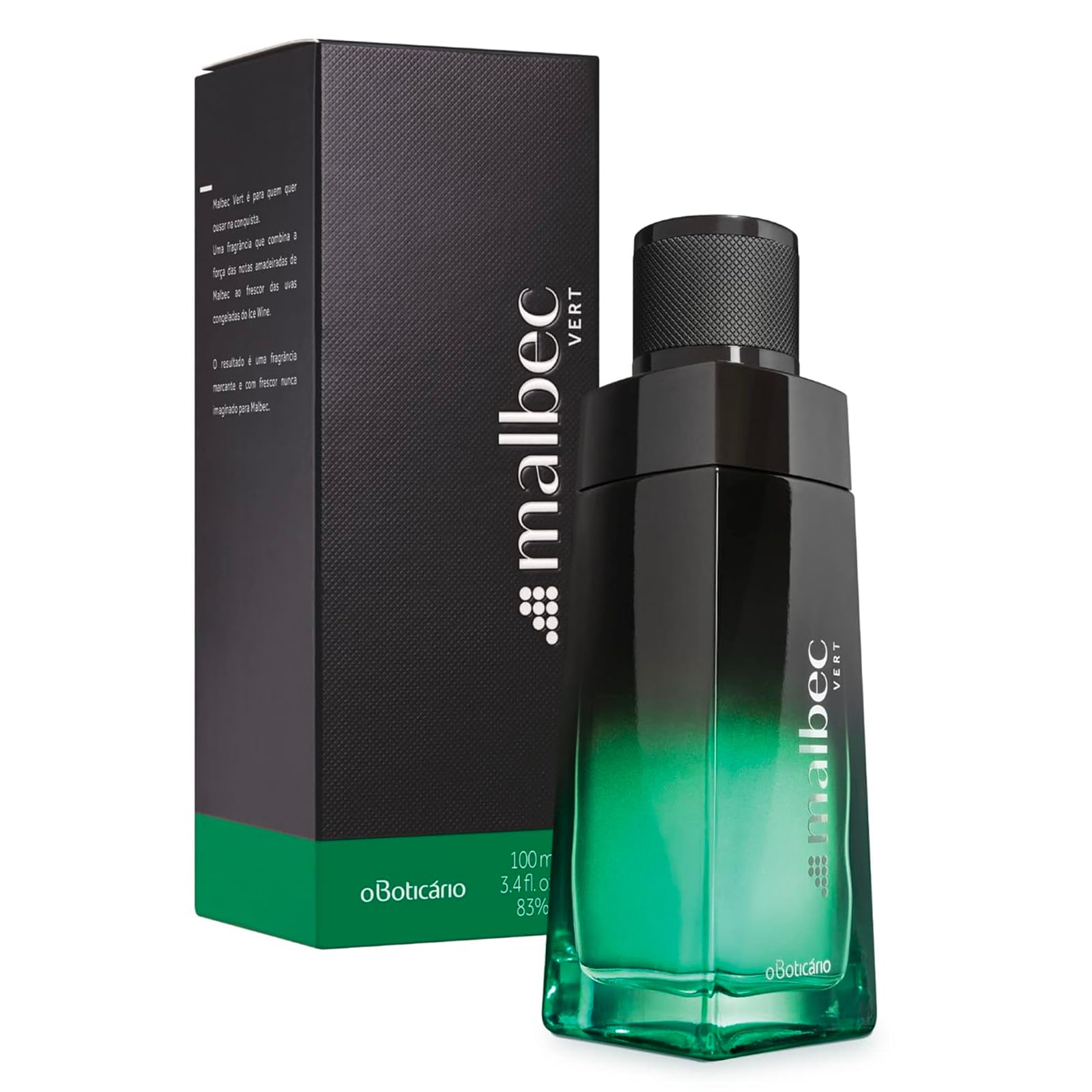 O Boticario Malbec Vert 100 O Boticario Malbec Vert 100ml EDT Spray Men - Image 1