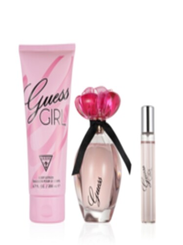 Guess Girl by Guess 3pc Gift Set 200ml Body Lotion,100ml Eau De Toilett,15ml Travel Spray Woman. - Image 2