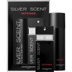 Silver Scent Intense By Jacques Bogart 2pc Gift Set 100ml Eau De Toilette Spray and 200ml Body Spray Men.