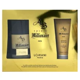AB Spirit Millionaire 2pc Set 100ml Eau De Parfum Spray and 100ml Shower Gel Men.
