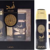 Asad by Armaf 2pc Gift Set 100ml Eau De Parfum and 200ml Perfumed Spray Men.