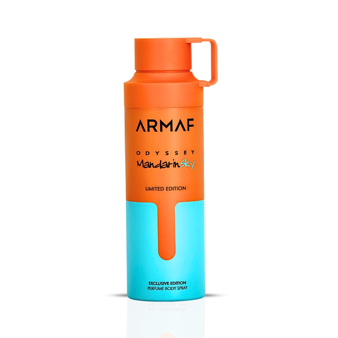 R (1) Odyssey Mandarin Sky Limited Edition by Armaf 200ml Perfume Body Spray Men. - Image 1