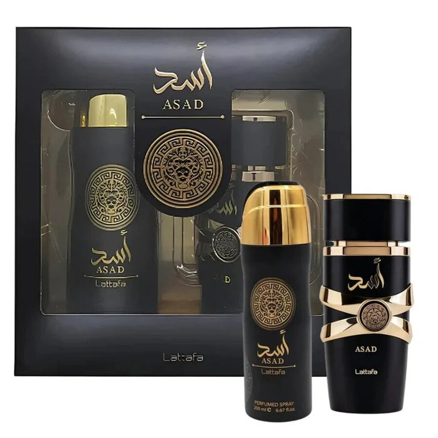lattafa-mens-asad-2-pcs-gift-set-fragrances-6290362342472 Asad by Armaf 2pc Gift Set 100ml Eau De Parfum and 200ml Perfumed Spray Men. - Image 1