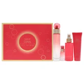 360 Coral by Perry Ellis 4pc Gift Set 100ml Eau De Parfum, 118ml Body Mist, 90ml Shower Gel and 7.5ml Eau De Parfum Women.