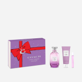 Moonlight Dreams by Coach 3pc Gift Set 90ml Eau De Parfum Spray,100ml Perfumed Body Lotion and 7.5ml Travel Size Women.