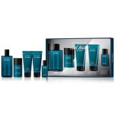 Cool Water by Davidoff 5pc Gift Set 125ml EDT, 75ml Shower Gel, 75ml After Shave, 75ml Deodorant Stick and 15ml Travel Size Men.