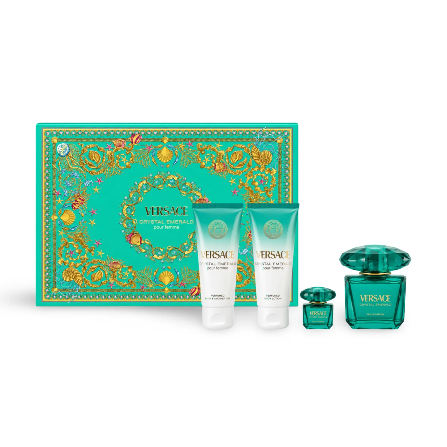 IMG-9781 Crystal Emerald by Versace 4pc Gift Set Women. - Image 1